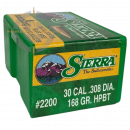 SIERRA 2200 MATCHKING® GESCHOSSE .30/.308 168GR HPBT 100 STÜCK